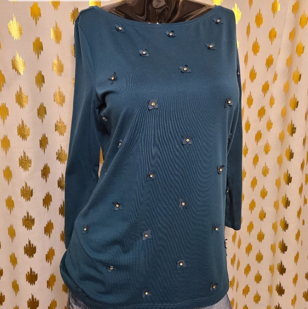 Lands End size M green T-Shirt
